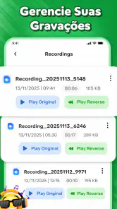 Desafio de Áudio Reverso screenshot