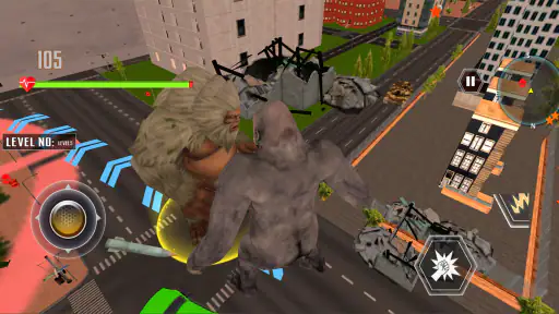 Destruição Cidade Titãs Kaiju 1