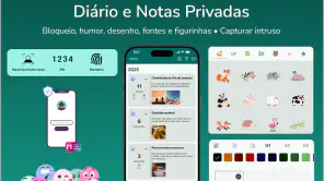Diário, caderno com senha screenshot