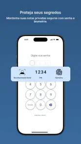Diário, caderno com senha screenshot