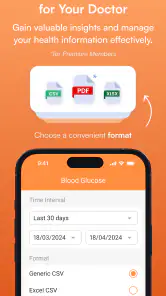 Diário de glicose diabetes screenshot