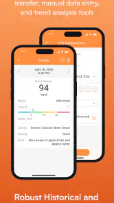 Diário de glicose diabetes screenshot