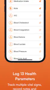 Diário de glicose diabetes screenshot