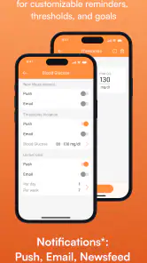 Diário de glicose diabetes screenshot