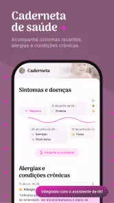 Diário, Vídeos e Saúde do Bebê screenshot
