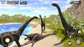 Dino Clash Primal Beasts Game! screenshot