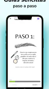 Diseña tus cejas paso a paso screenshot
