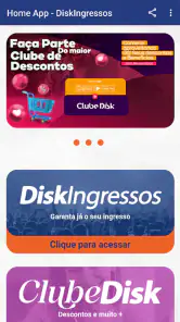 DiskIngressos screenshot