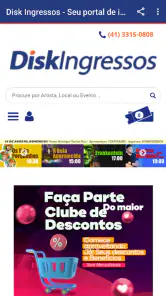 DiskIngressos screenshot