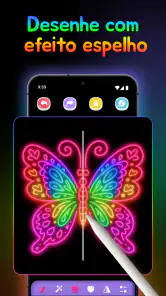 Doodle Arte: Brilho Neon screenshot