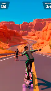 Downhill Race ― Jogos de skate screenshot