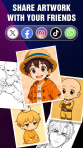 Draw Anime: AR Drawing Sketch screenshot
