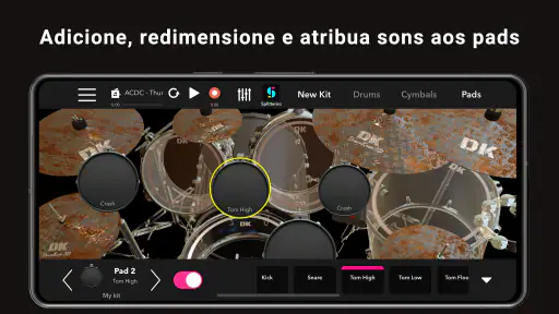 DrumKnee Bateria Eletrônica 3D 2