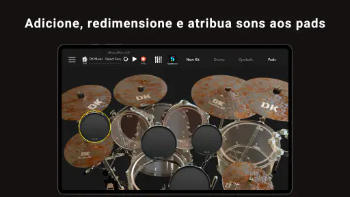 DrumKnee Bateria Eletrônica 3D 7