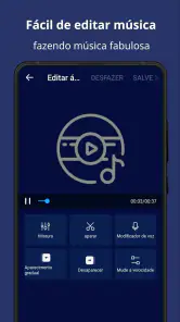 Editor de Áudio, Cortar Música screenshot