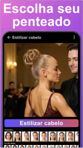 Editor de Cabelo e Cortes IA screenshot