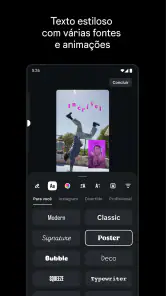 Edits, um app do Instagram screenshot