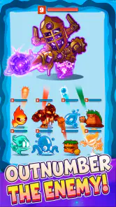 Elemental Monsters: Merge Jogo screenshot