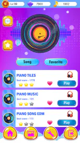 Emilly Vick Piano tiles Game screenshot