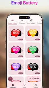 Emoji Battery Widget screenshot