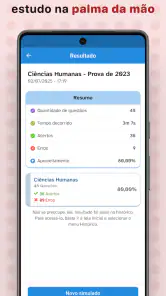 Enem 2026 Questões e Simulados screenshot