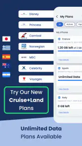 eSIM + Global Data : GigSky screenshot