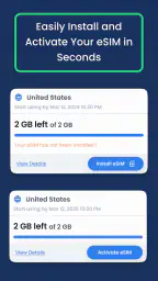 eSIM + Global Data : GigSky 5