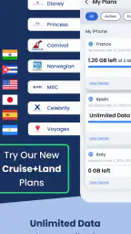 eSIM + Global Data : GigSky 8