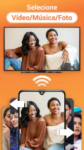 Espelhar celular na TV - XCast screenshot