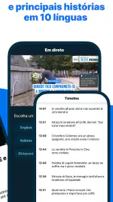 Euronews - Notícias TV vivo screenshot