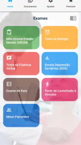 Exames Cognitivos screenshot