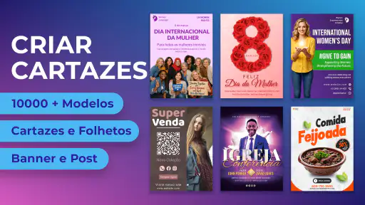Fazer Cartaz e banner editor 1