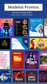 Fazer Cartaz e banner editor screenshot
