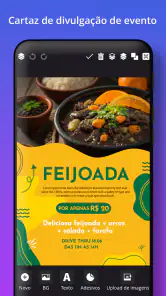 Fazer Cartaz e banner editor screenshot