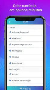 Fazer Currículo, CV em PDF screenshot