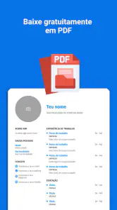 Fazer Currículo Fácil PDF - CV screenshot