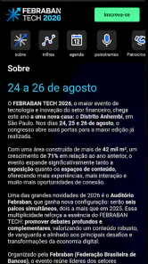Febraban Tech screenshot