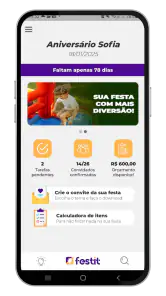 Festit | Organize sua festa screenshot