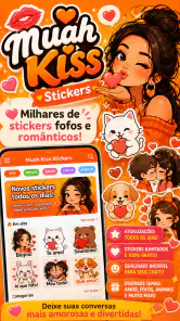 Figurinhas Beijo - WAStickers screenshot
