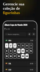 Figurinhas da Copa 2026 screenshot