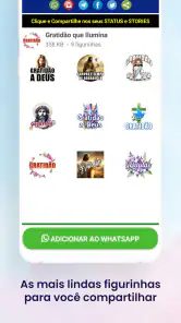 Figurinhas de Gratidão screenshot
