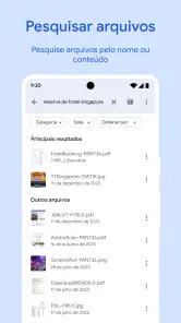 Files do Google screenshot