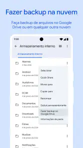Files do Google screenshot