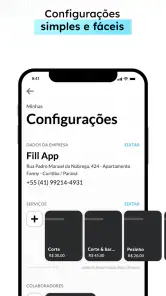 Fill Agenda para profissionais screenshot