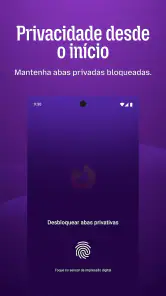 Firefox browser privado screenshot