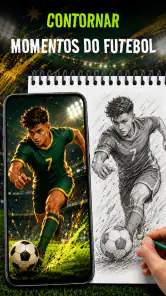 Football Draw: Sketch & Trace screenshot