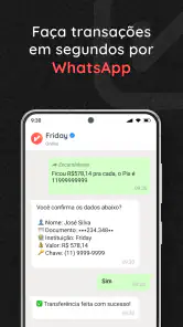 Friday: pagamento de contas screenshot