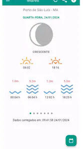 FUNCEME MARÉS screenshot