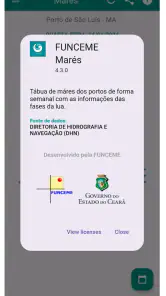 FUNCEME MARÉS screenshot