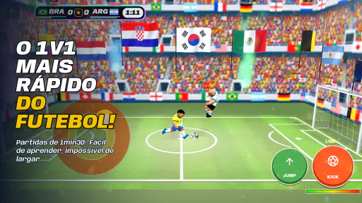 Futebol Batalha: Gol a Gol x1 1